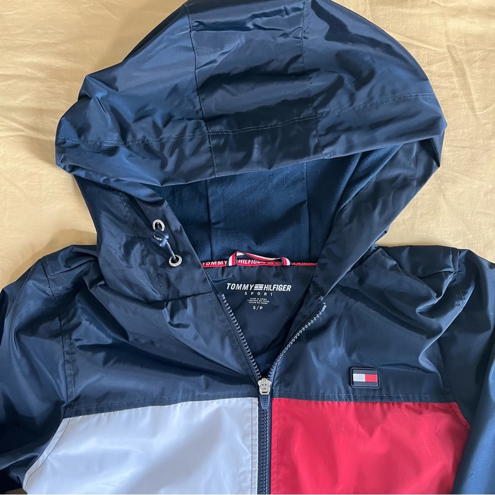 Tommy Hilfiger Sport Color Block Hooded Windbreaker - Picture 4 of 8